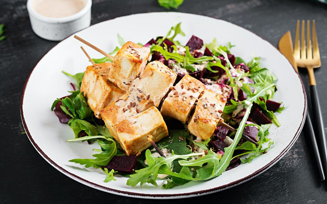 Brochette de tofu