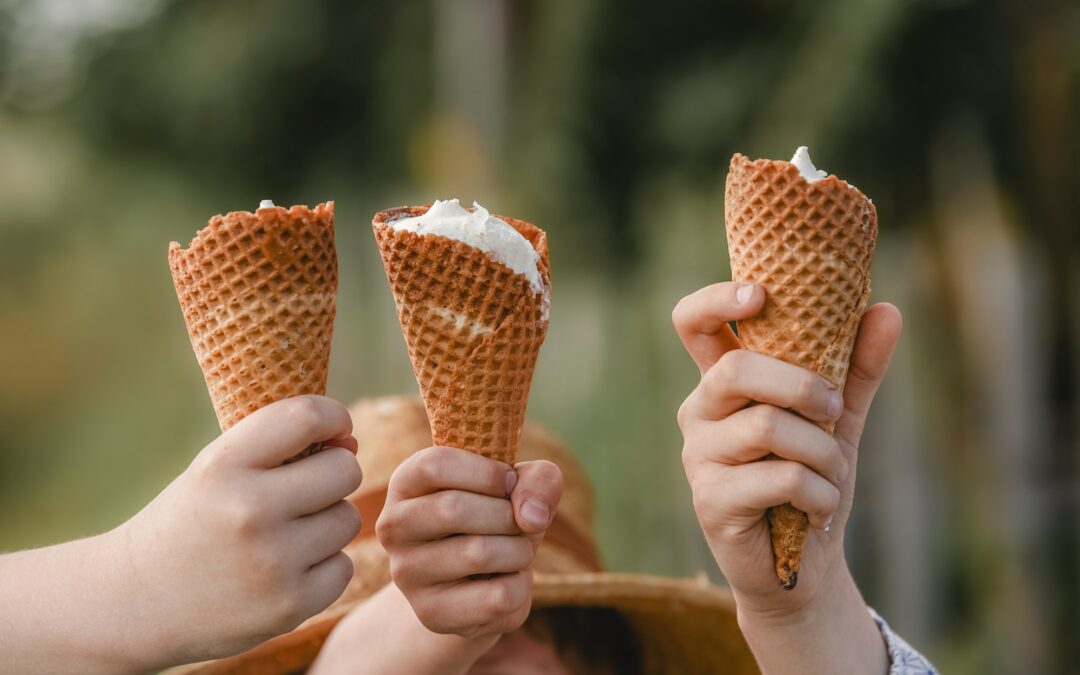 Cornets de glaces fait maison