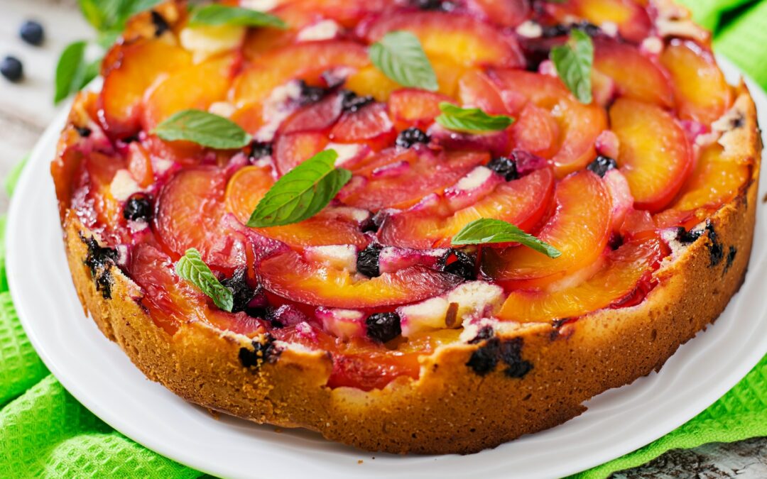 Tarte rustique aux pommes, à la pêche ou à la myrtille