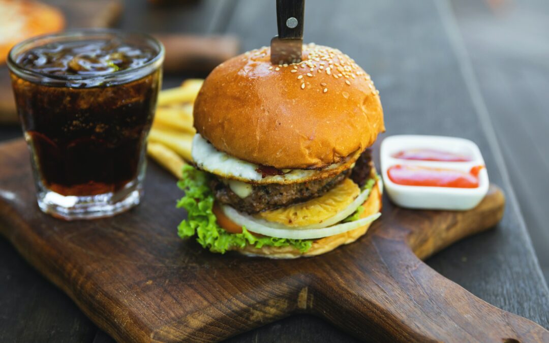 Burger à l'ananas