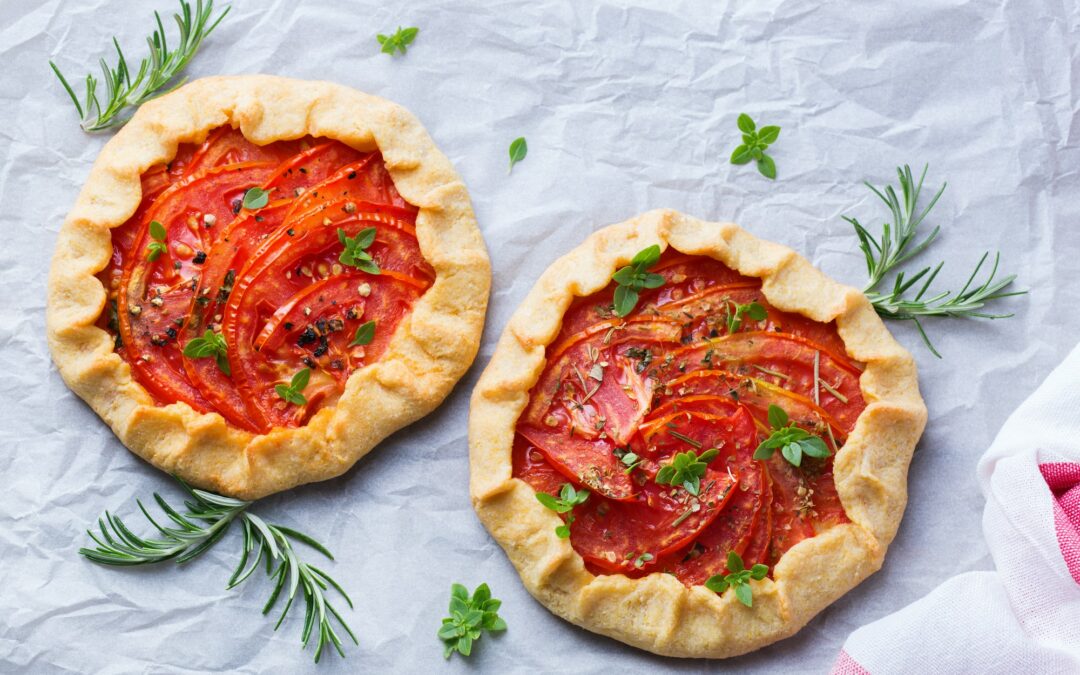 Tourtes salées aux légumes d’été, à la viande hachée, ou aux champignons