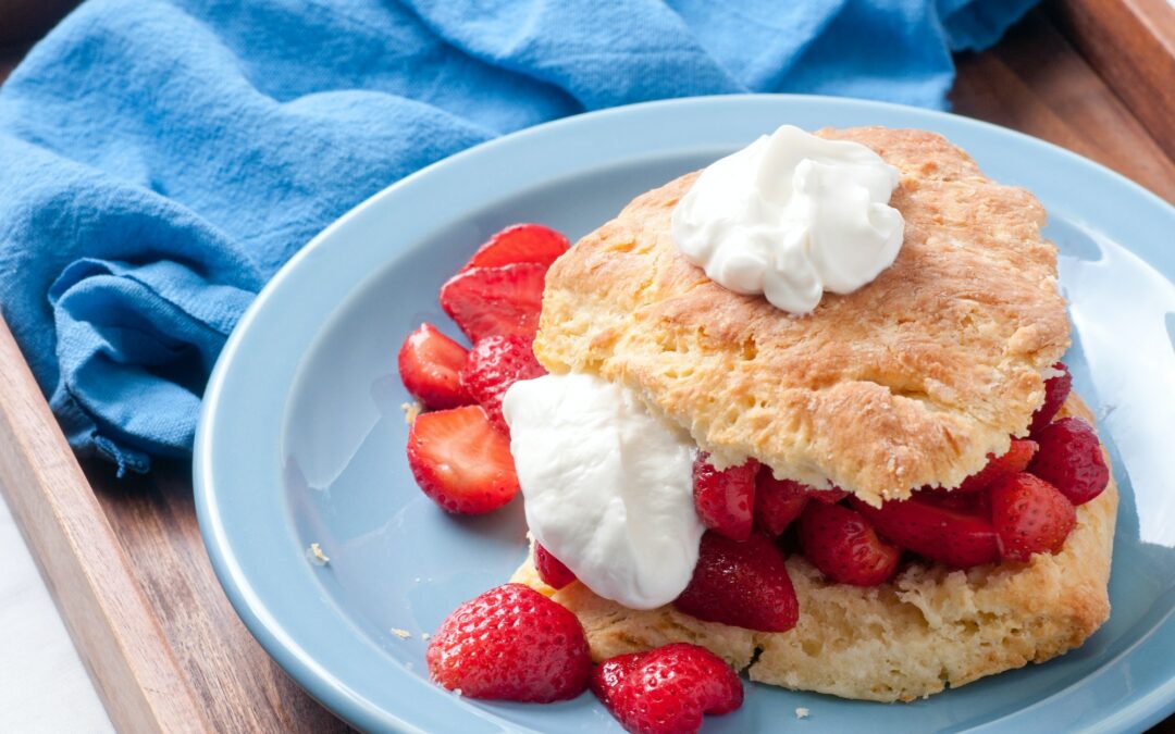 Shortcake à la fraise et chantilly